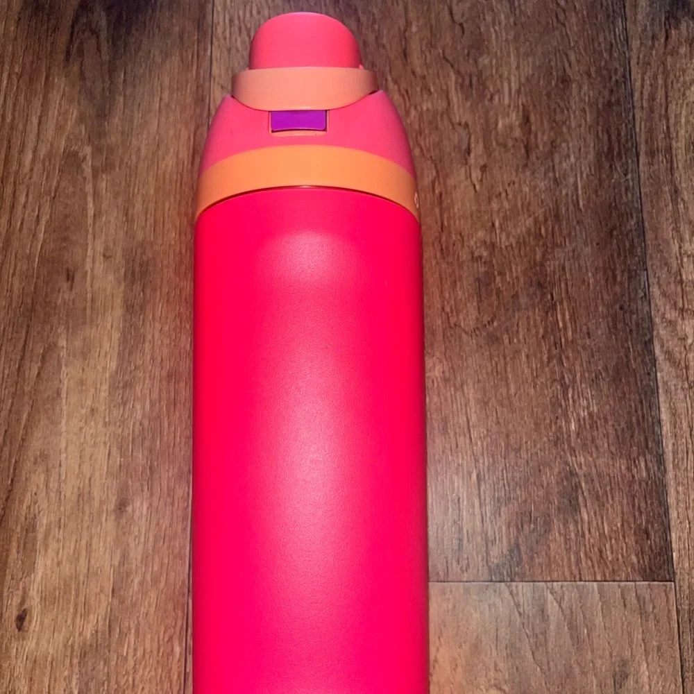 Owala Vibrant Pink and Orange Bottle - Picture 2 of 3